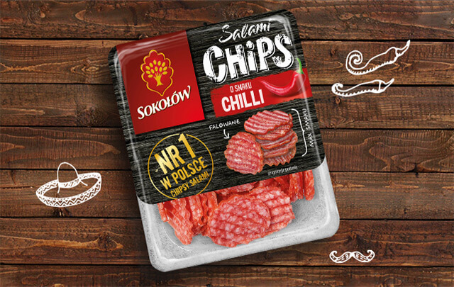 Salami chips chilli 60 g