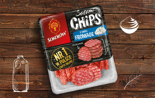 Salami chips fromage 60 g