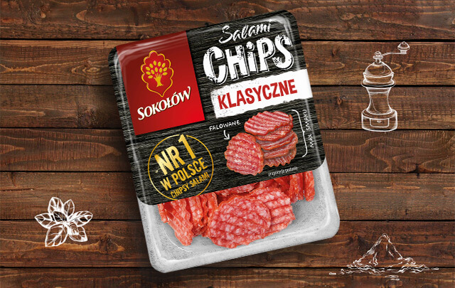 Salami chips klasyczne 60 g