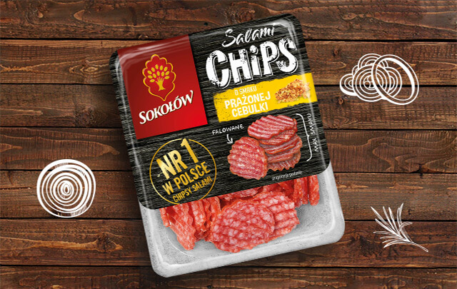 Salami chips prażona cebulka 60 g